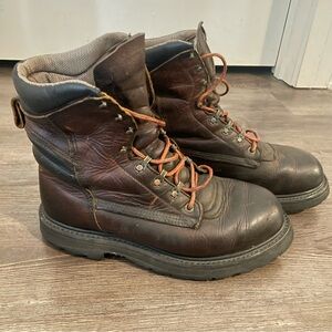 RED WING Brown Leather Men's Work Boots Model 964 Sz 7.5